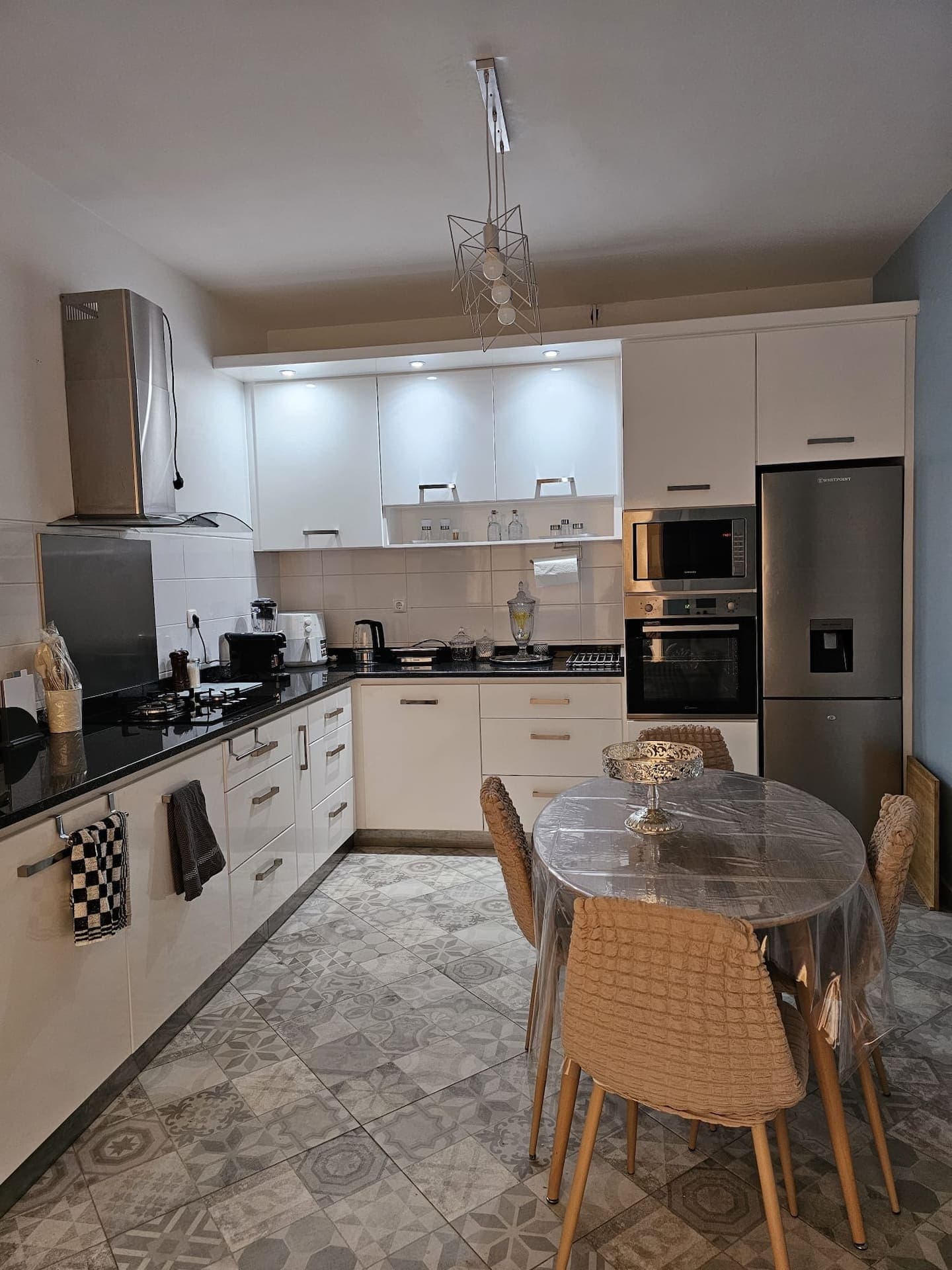 Villa Sangala full kitchen and dining area